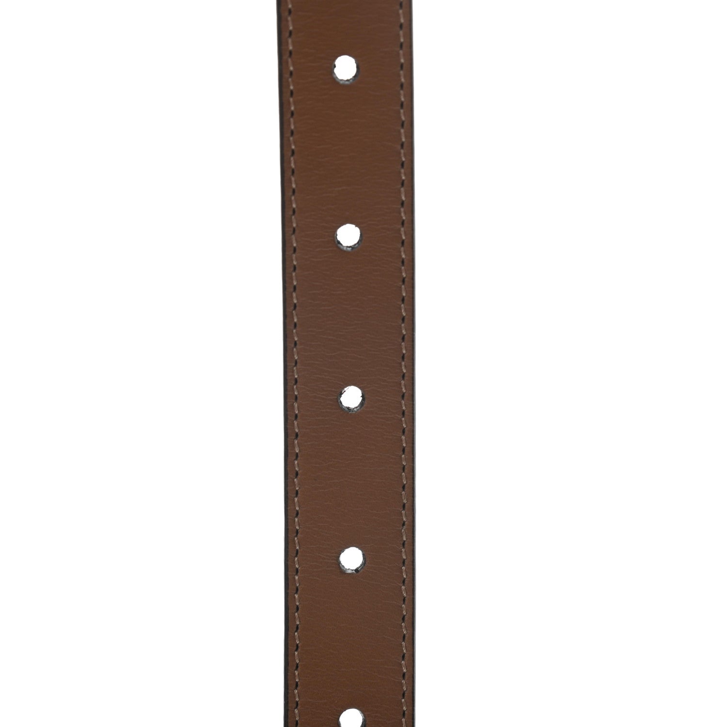 Gucci Moon Calfskin Double G 20mm Belt 85 34 Natural Tan 4 of 5