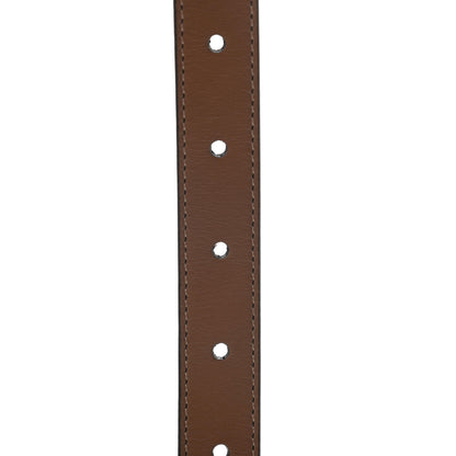 Gucci Moon Calfskin Double G 20mm Belt 85 34 Natural Tan 4 of 5