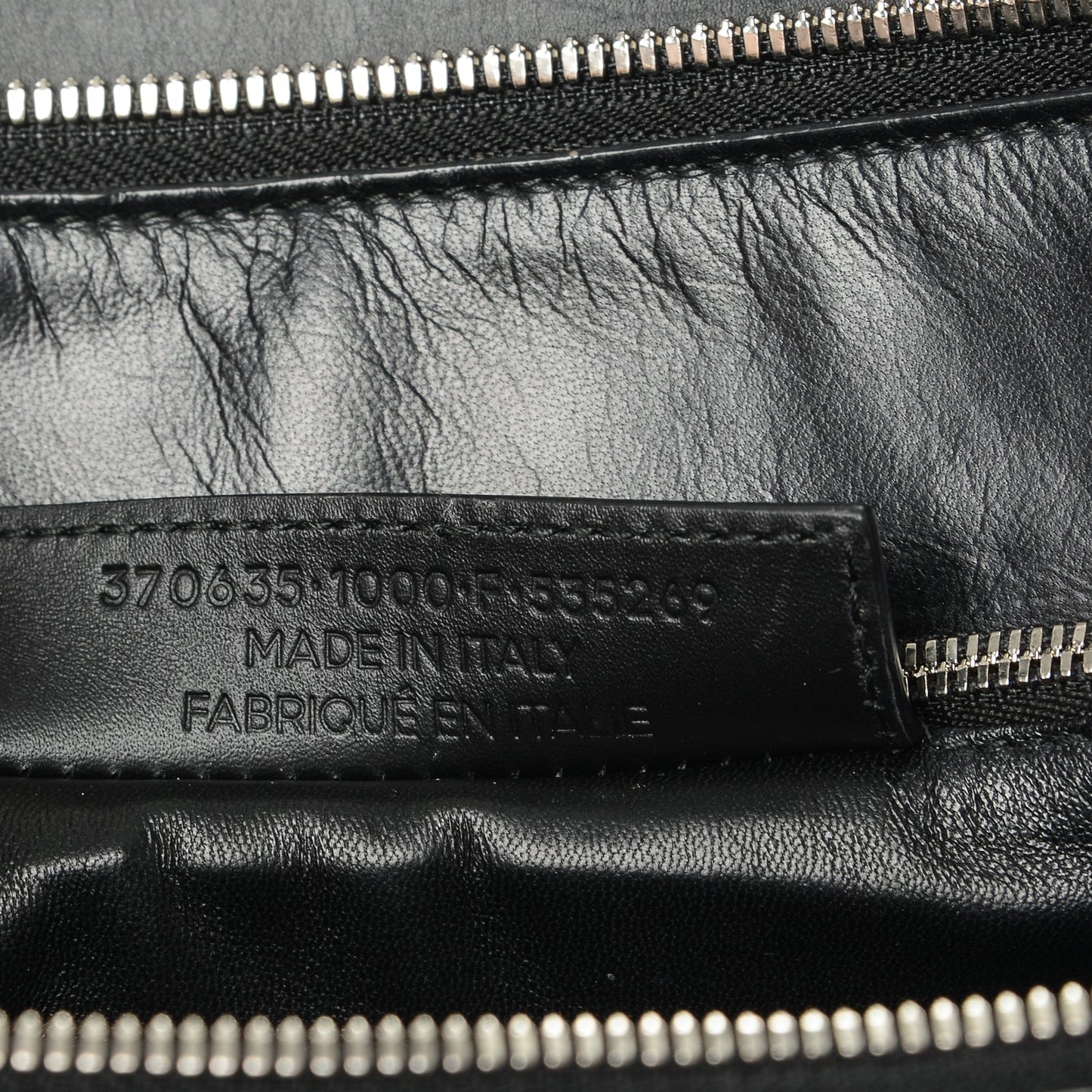 Calfskin Le Dix Cartable S Bag Black