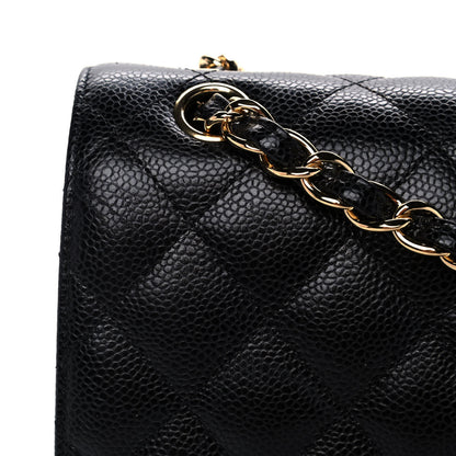 Chanel Caviar Quilted Jumbo Double Flap Black 13 of 14