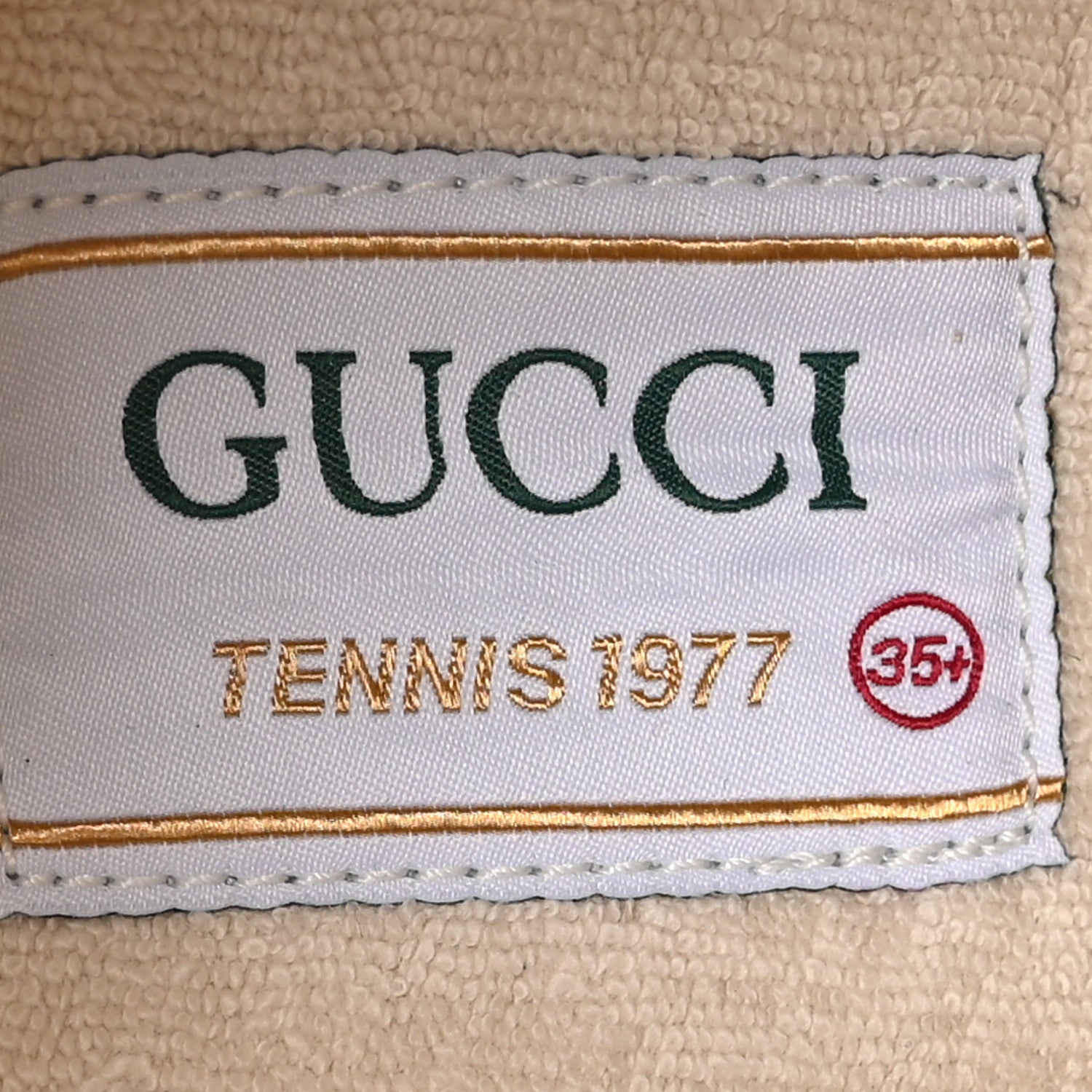 Gucci New Canvas GG Monogram Womens Tennis 1977 High Top 55mm Platform Sneakers 35.5 Skin Rose Dark Skin Rose 7 of 8