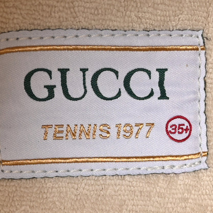 Gucci New Canvas GG Monogram Womens Tennis 1977 High Top 55mm Platform Sneakers 35.5 Skin Rose Dark Skin Rose 7 of 8
