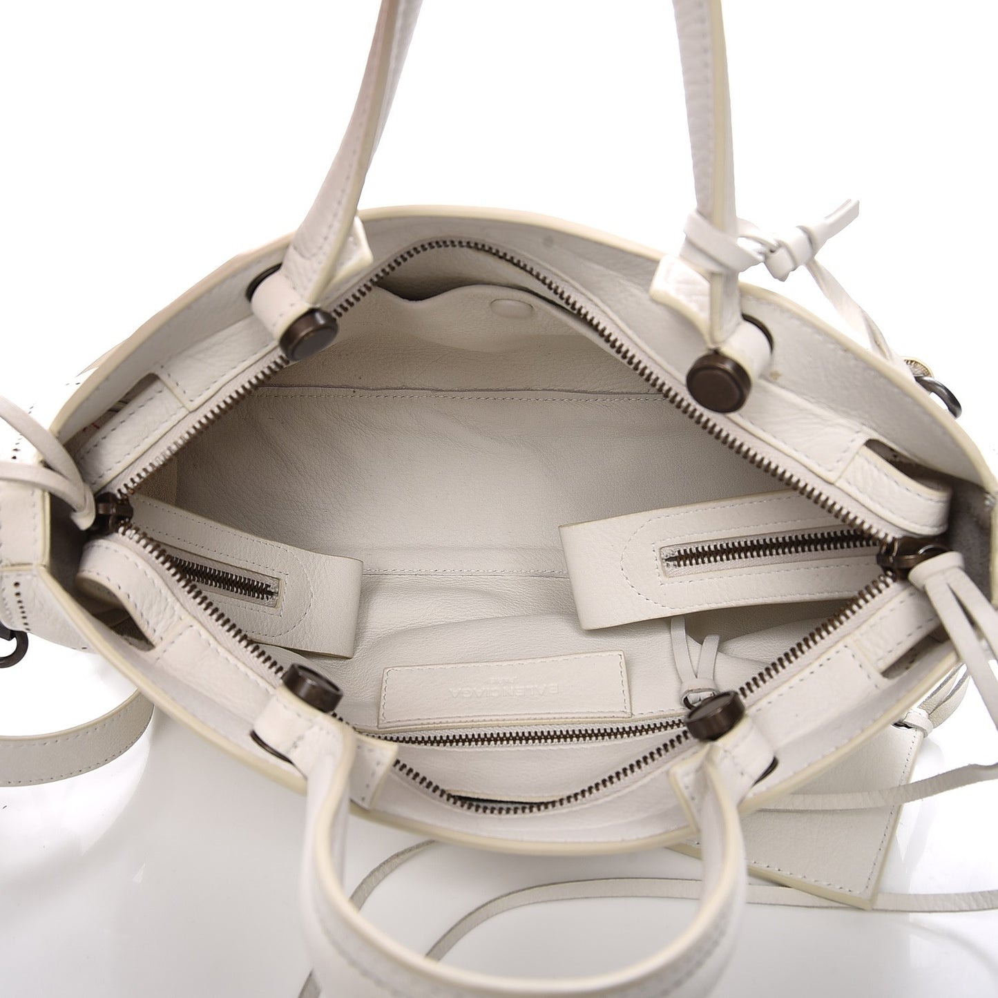 Veau Soyeux Perforated Blackout Hardware S City White