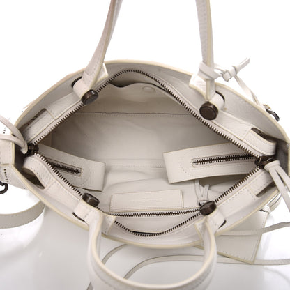 Balenciaga Veau Soyeux Perforated Blackout Hardware S City White 6 of 16