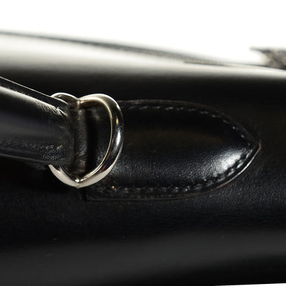Hermes Box Toile Lakis Kelly 40 Black 12 of 26
