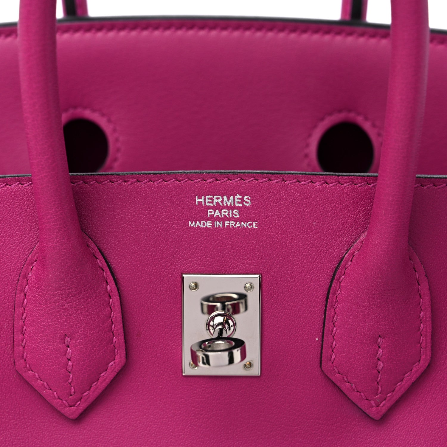 Hermes Swift Birkin 25 Rose Pourpre 6 of 9