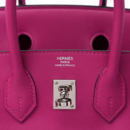Hermes Swift Birkin 25 Rose Pourpre 6 of 9