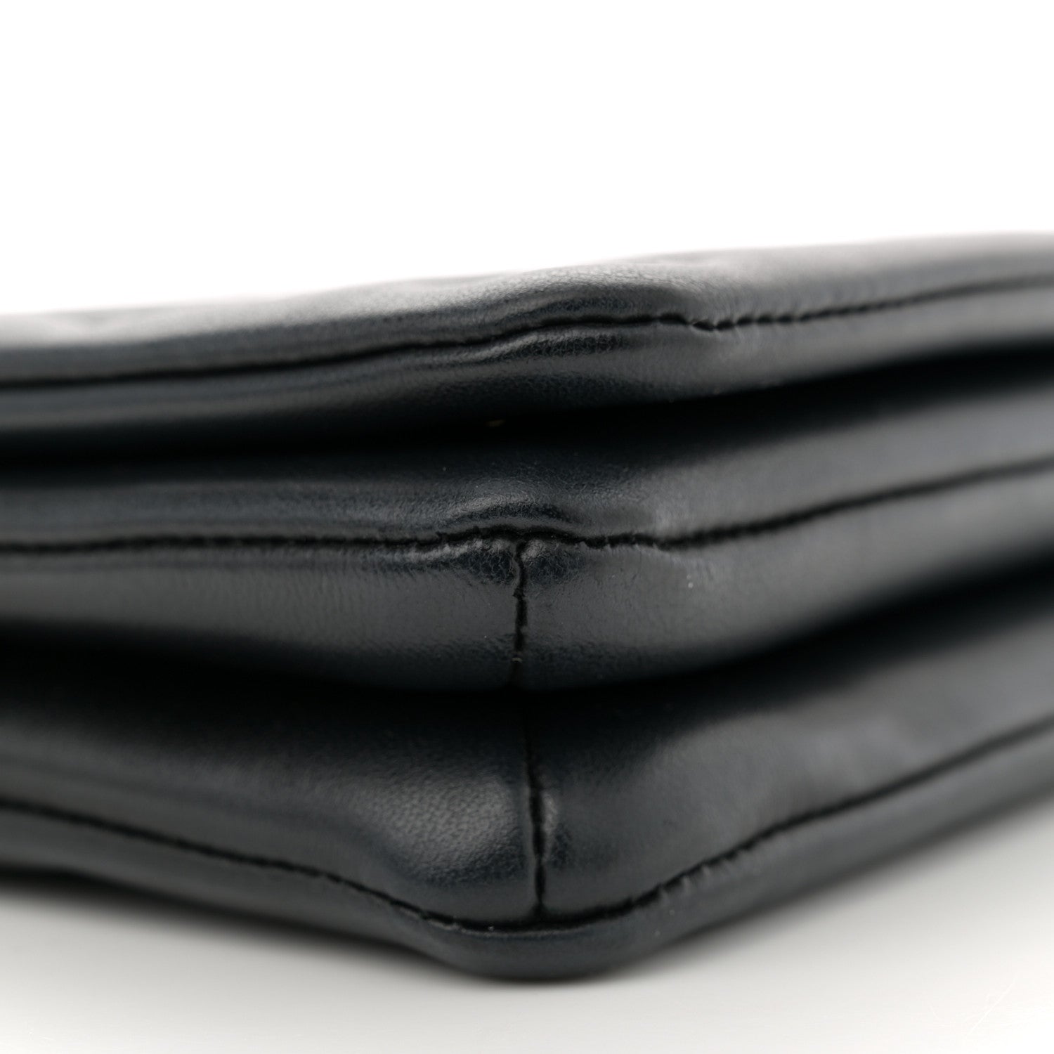 Louis Vuitton Lambskin Embossed Monogram Pochette Coussin Black 8 of 13