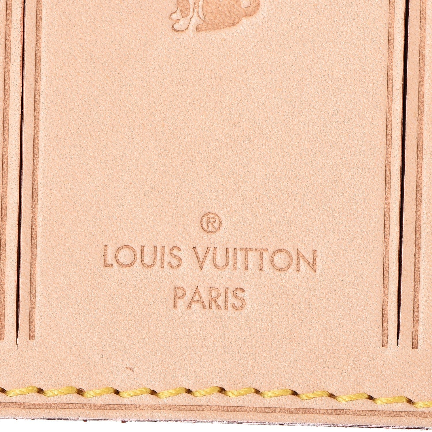 Louis Vuitton Vachetta Luggage Tag 4 of 4