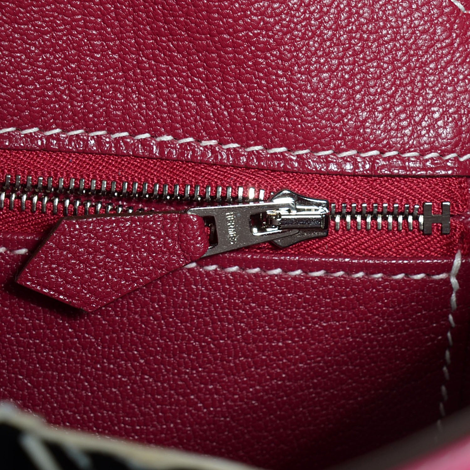 Hermes Epsom Candy Kelly Retourne 35 Rose Tyrien Rubis 12 of 26