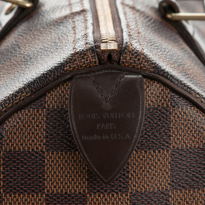 Louis Vuitton Damier Ebene Speedy 30 5 of 9