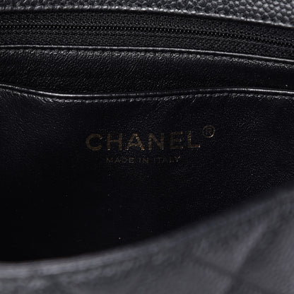 Chanel Caviar Quilted Mini Rectangular Flap Dark Charcoal 6 of 9