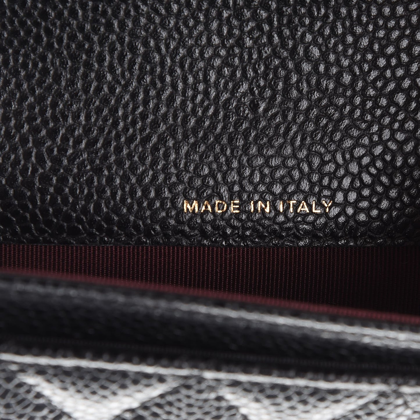 Caviar Quilted Flap Card Holder Black