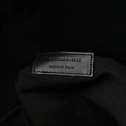 Saint Laurent Calfskin Star Print Hunting Backpack Black White 7 of 11