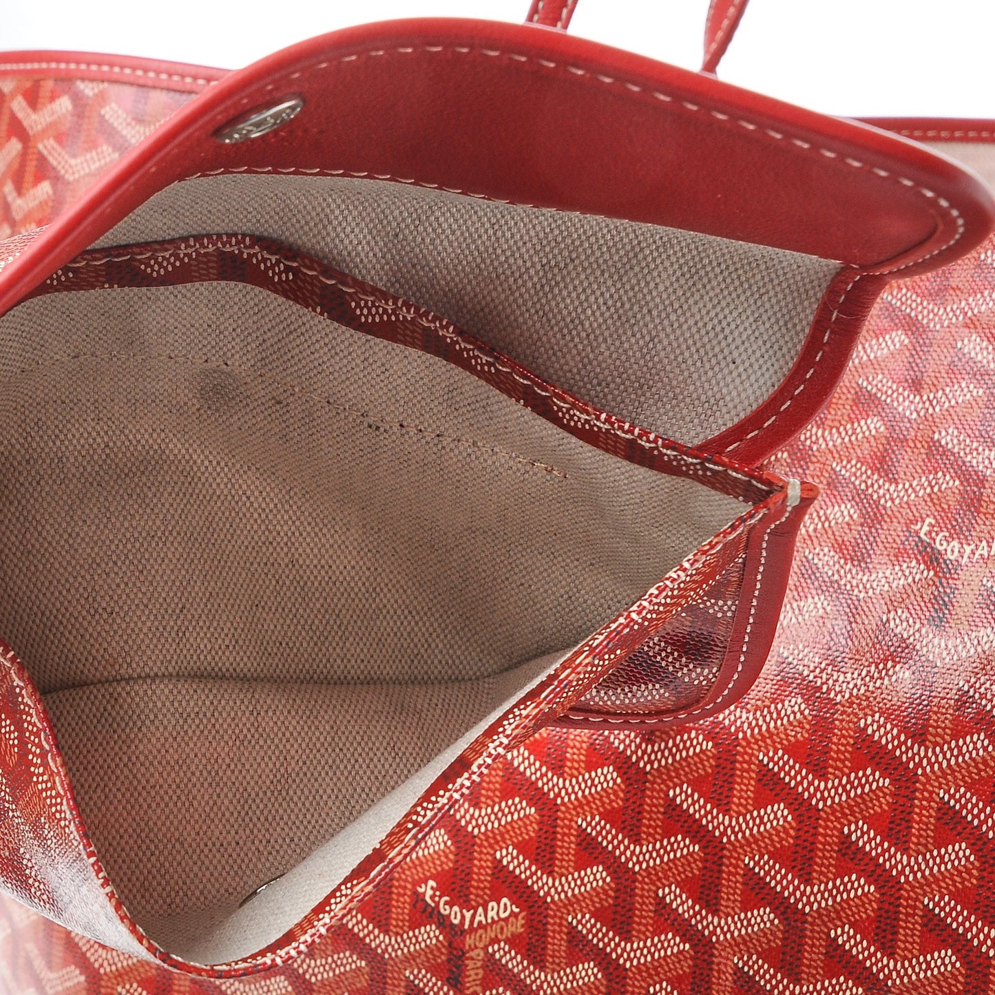 Goyardine Saint Louis GM Red