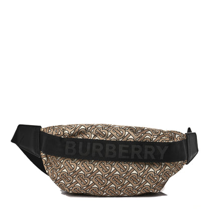 Burberry Nylon Monogram Sonny Bum Bag Beige 1 of 8