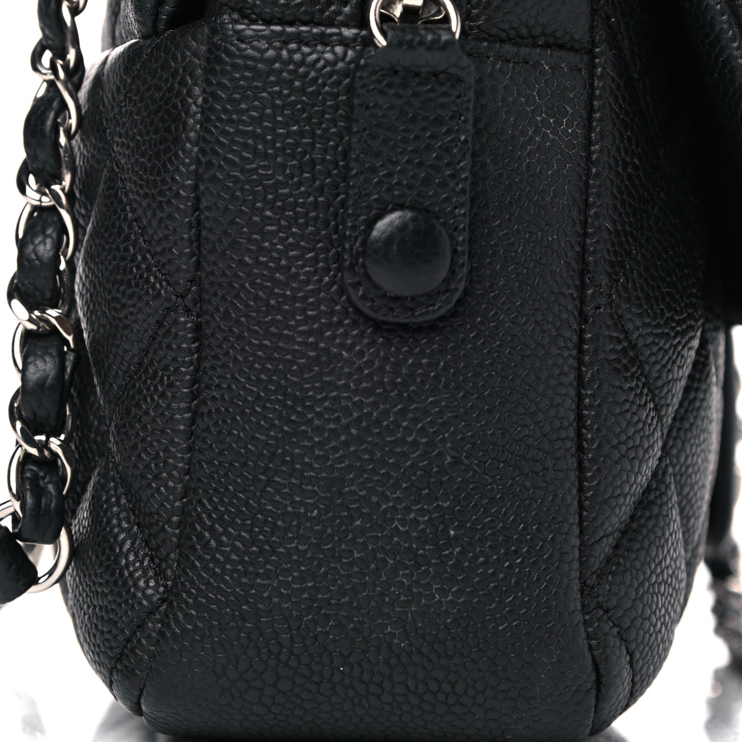 Caviar Quilted Jumbo Easy Flap Black