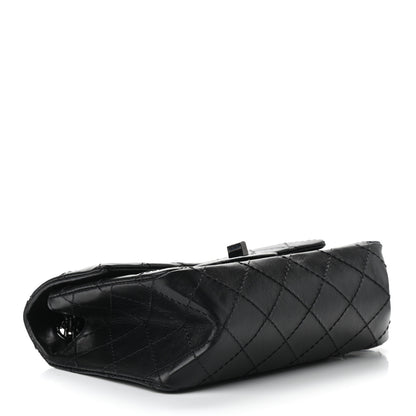 Chanel Aged Calfskin Quilted 2.55 Reissue Mini Flap So Black 4 of 9