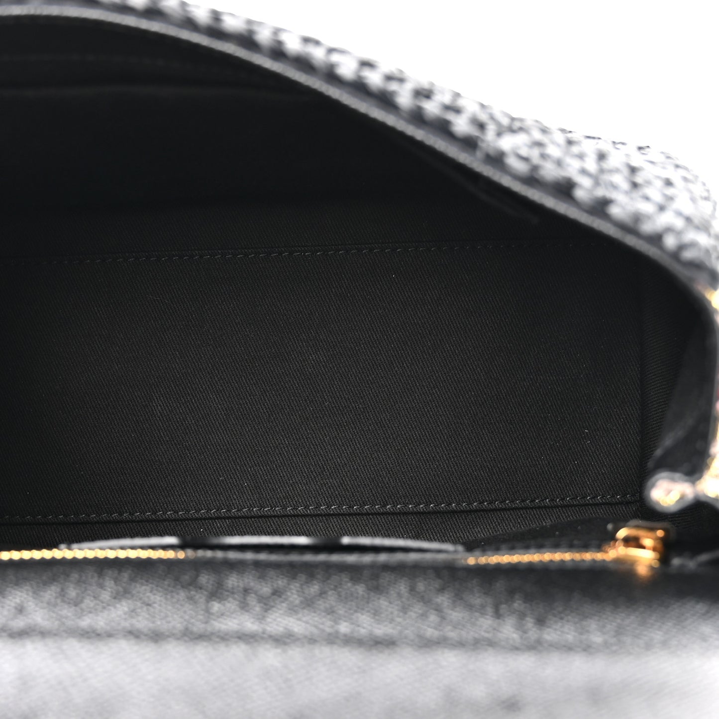 Woven Raffia Dauphine Sequin Embroidered Medium L'Amore Belleza Chain Miss Sicily Satchel Black Multicolor