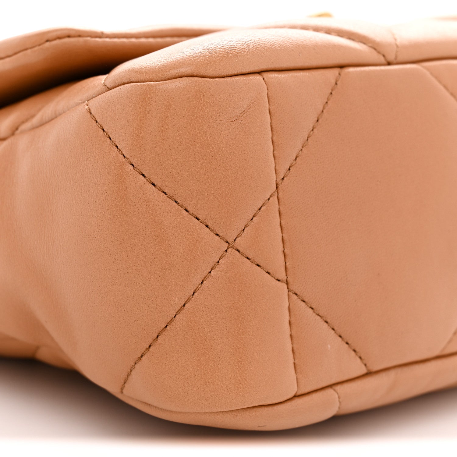 Chanel Lambskin Quilted Medium Chanel 19 Flap Brown 9 of 11