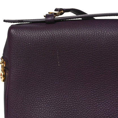 Loro Piana Grained Calfskin L19 Extra Pocket Pouch Plum 11 of 11