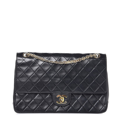 Chanel Lambskin Quilted Medium Bijoux Chain Double Flap Black 1 of 18