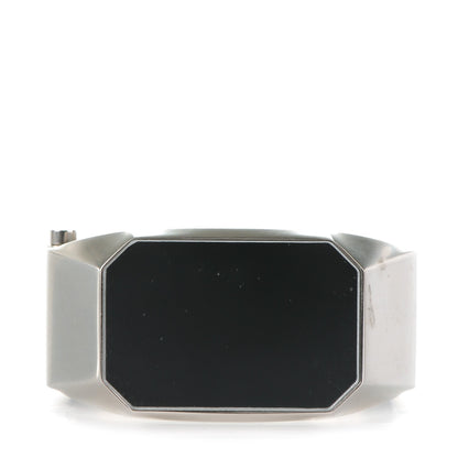 Chanel Metal CC Mirror Cuff Silver 3 of 5