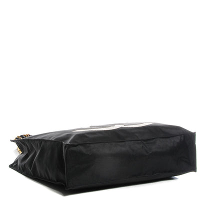 Chanel Canvas Chain Jumbo CC Tote Black 4 of 9