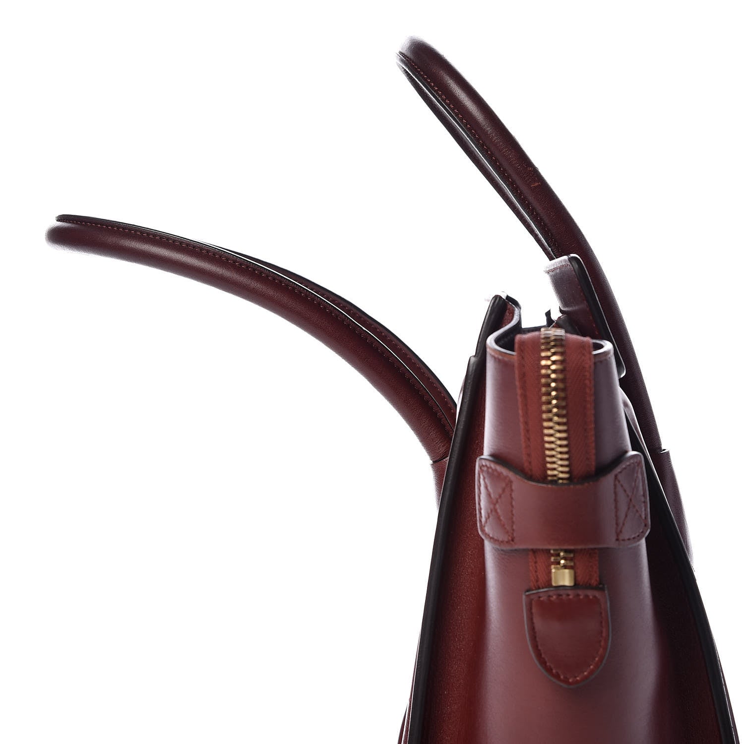 Celine Palmelato Micro Luggage Red Wood 13 of 20