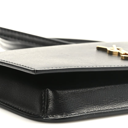 Saint Laurent Smooth Calfskin Monogram Phone Holder Crossbody Black 6 of 8