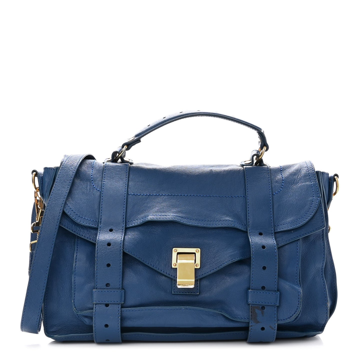 Lambskin Medium PS1 Satchel Blue