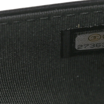 Chanel Caviar Quilted Boy Wallet On Chain WOC Black 8 of 14