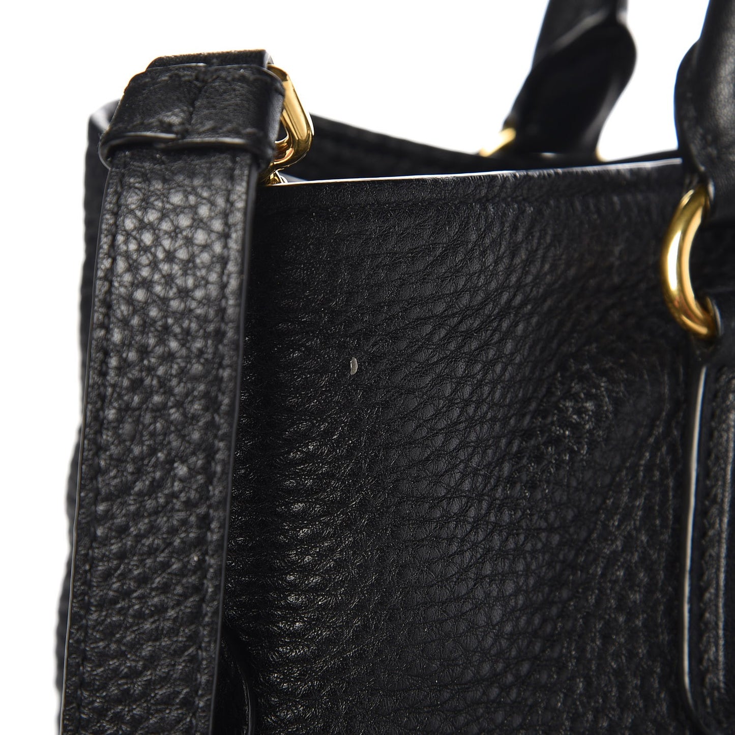 Vitello Daino Tote Nero Black
