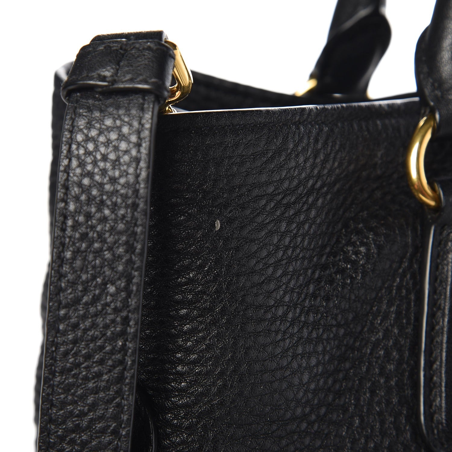Prada Vitello Daino Tote Nero Black 10 of 12