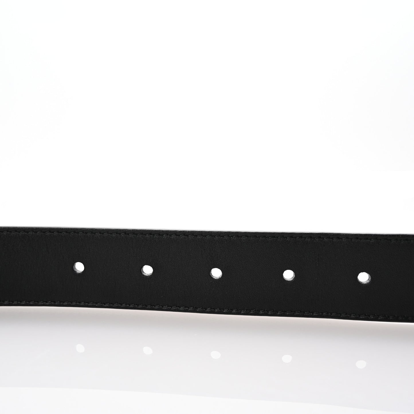 Calfskin Double G 20mm Belt 75 30 Black