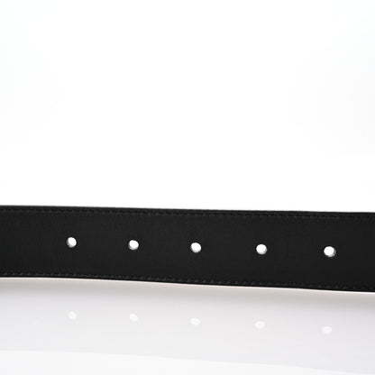 Gucci Calfskin Double G 20mm Belt 75 30 Black 3 of 6