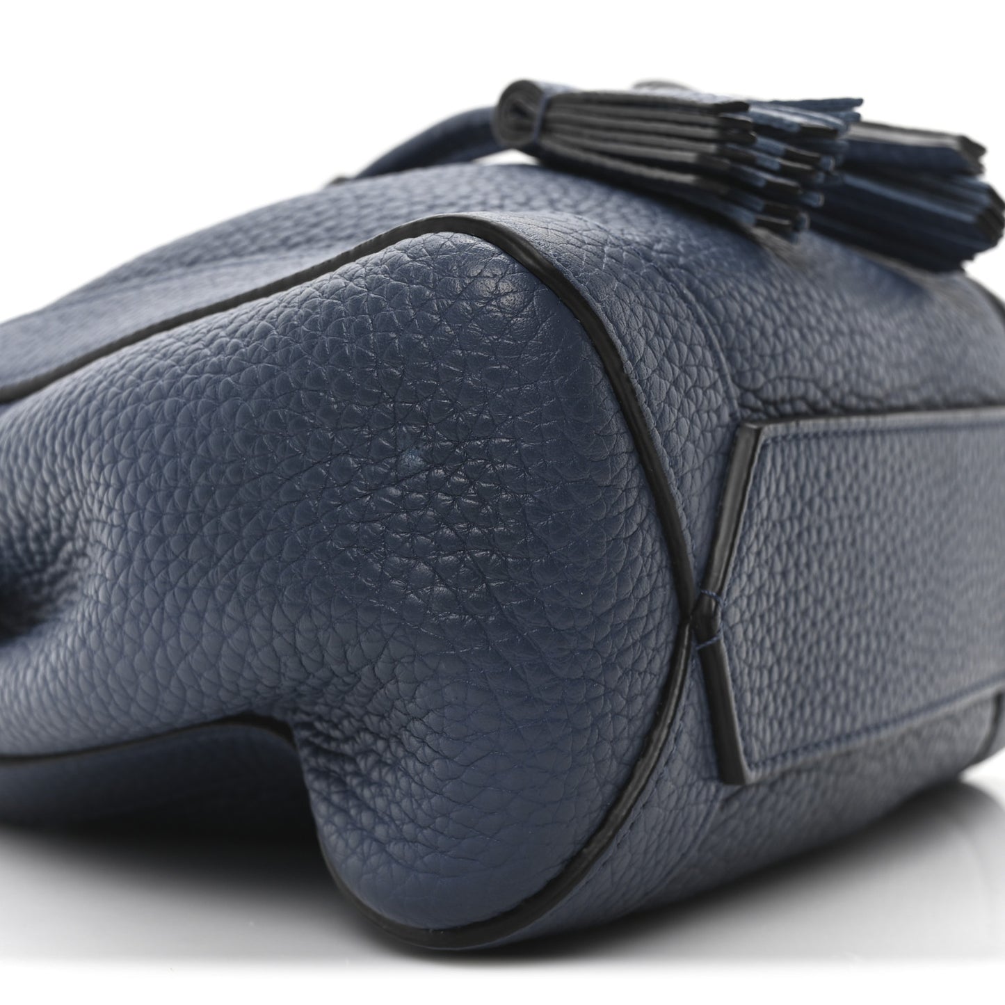 Heavy Grain Calfskin Mini Millie Steel Blue