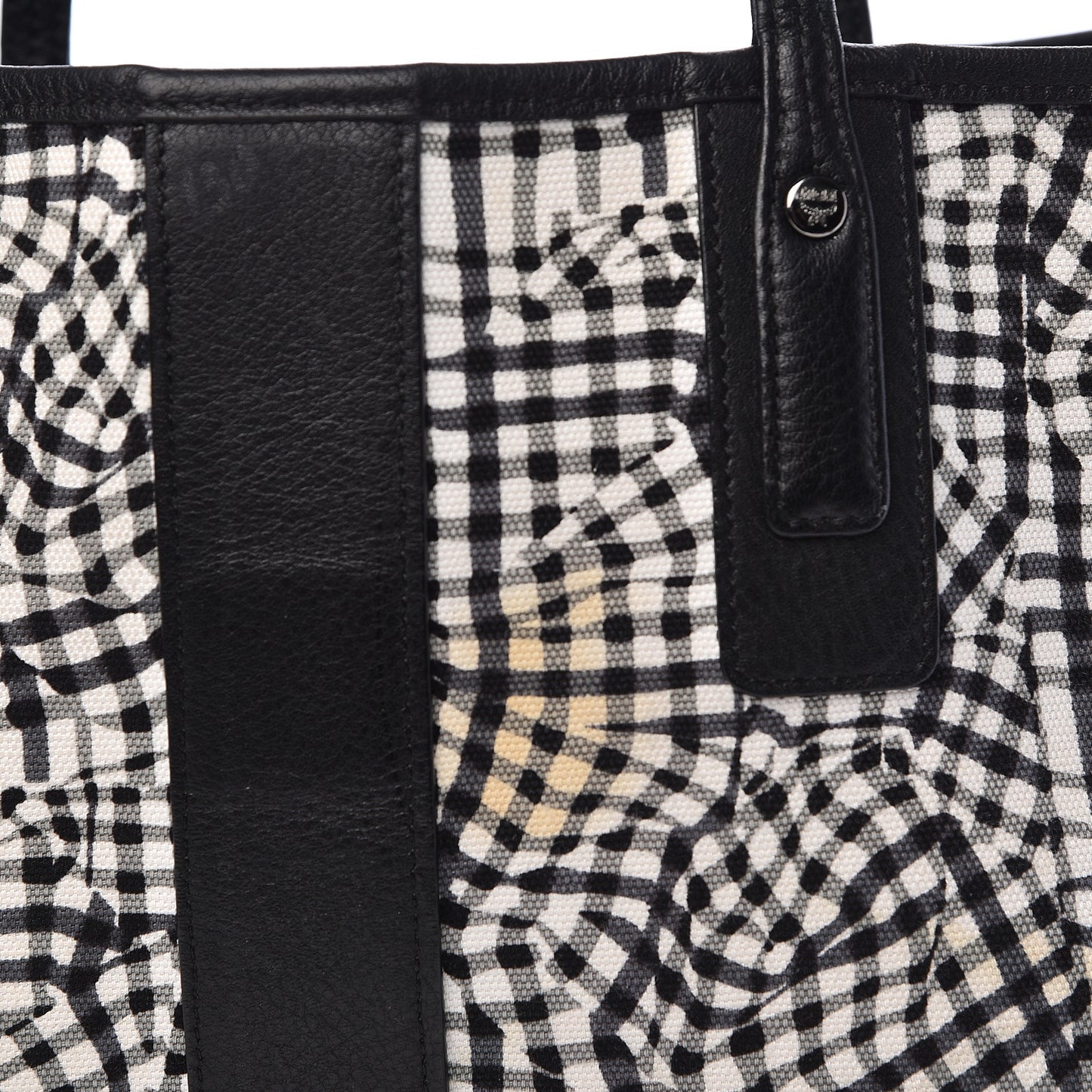 Visetos Medium Liz Reversible Shopper Tote Black