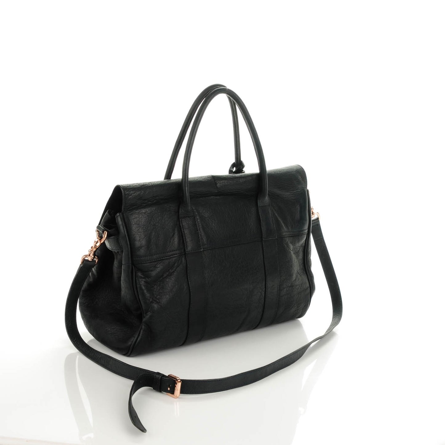 Pebbled Matte Heritage Bayswater Satchel Nightshade Blue