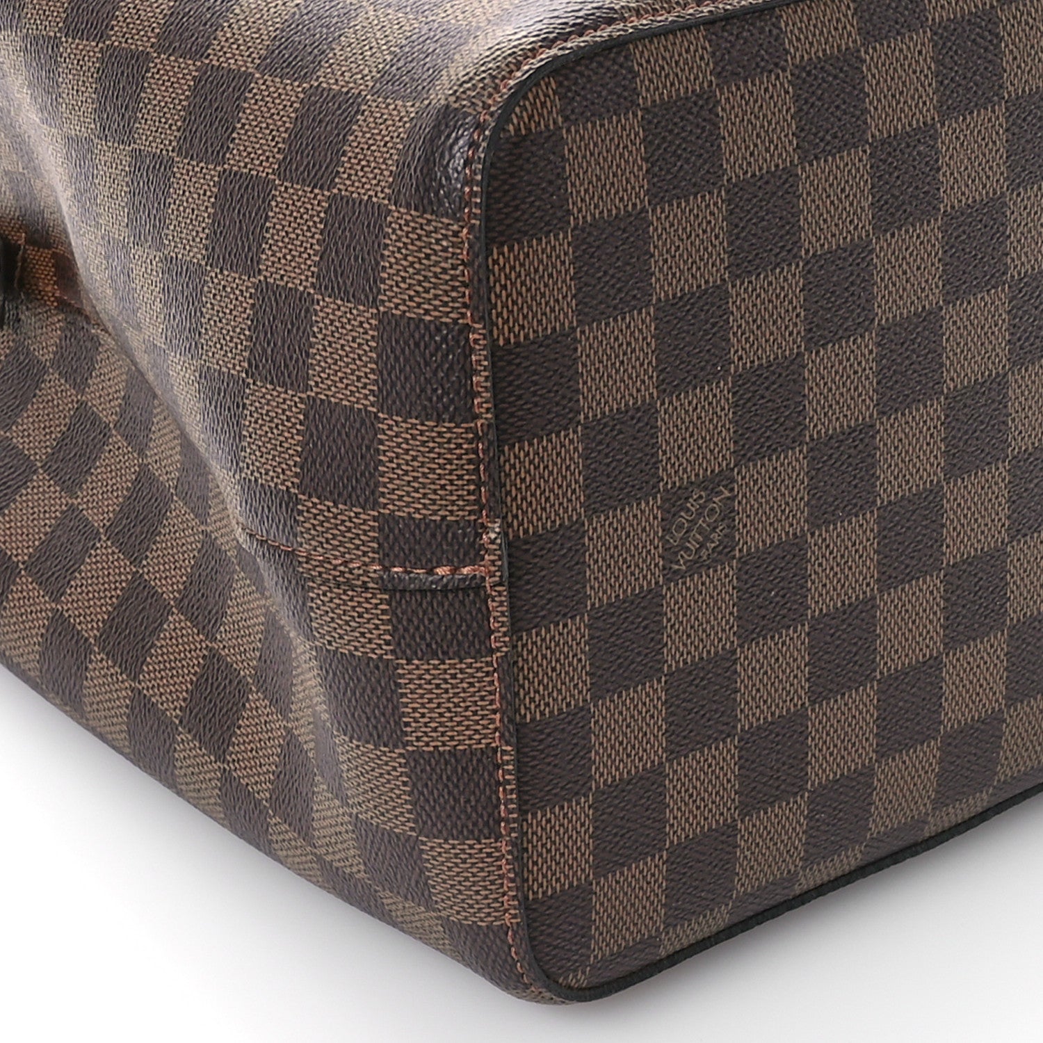 Louis Vuitton Damier Ebene Neonoe MM Safran 9 of 10