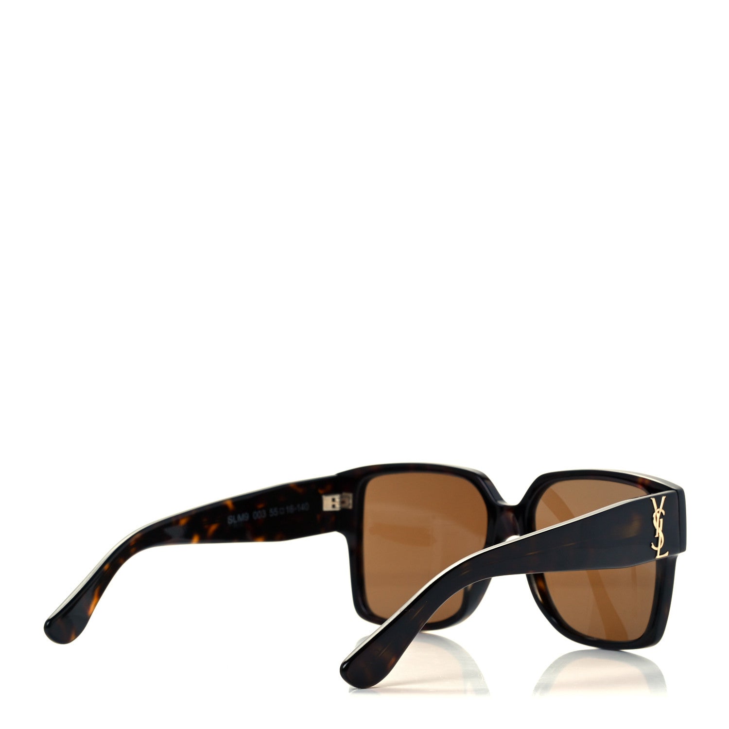 Saint Laurent Square SL M9 Sunglasses Tortoise 4 of 8