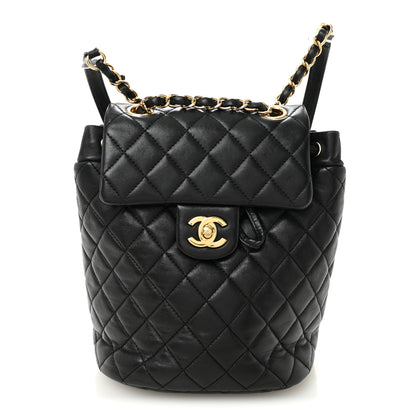 Chanel Calfskin Quilted Mini Urban Spirit Backpack Black 1 of 10