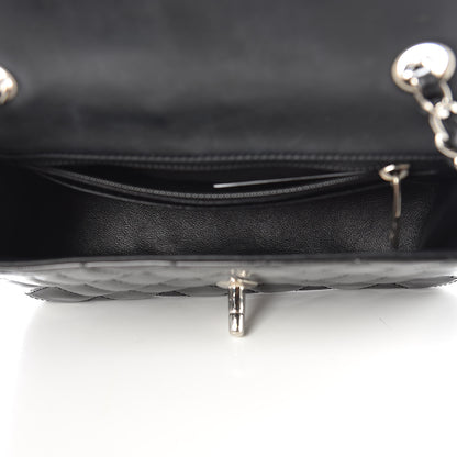 Chanel Striated Patent Quilted Mini Rectangular Flap Black 5 of 10