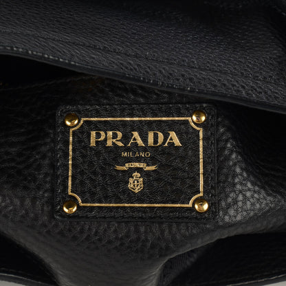 Prada Vitello Daino Satchel Nero Black 6 of 10