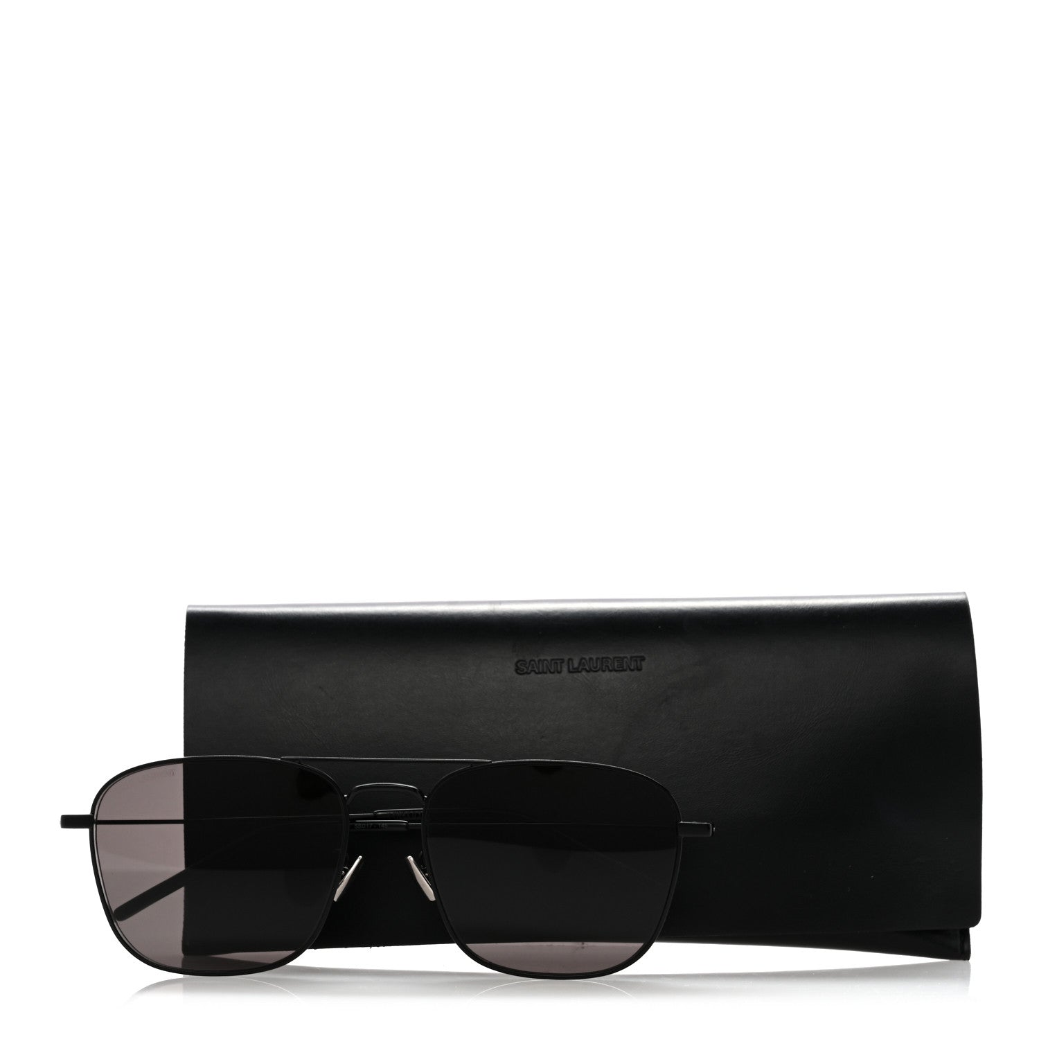Saint Laurent Acetate Metal Aviator SL309 Sunglasses Black 7 of 7