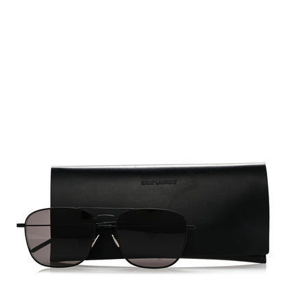 Saint Laurent Acetate Metal Aviator SL309 Sunglasses Black 7 of 7