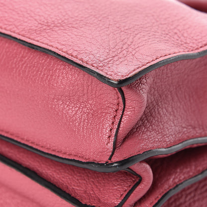 Miu Miu Goatskin Madras Tote Peonia 10 of 12