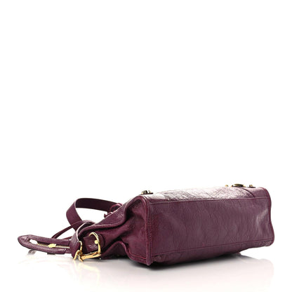 Balenciaga Agneau Classic Gold Hardware S City Violet Prune 4 of 15
