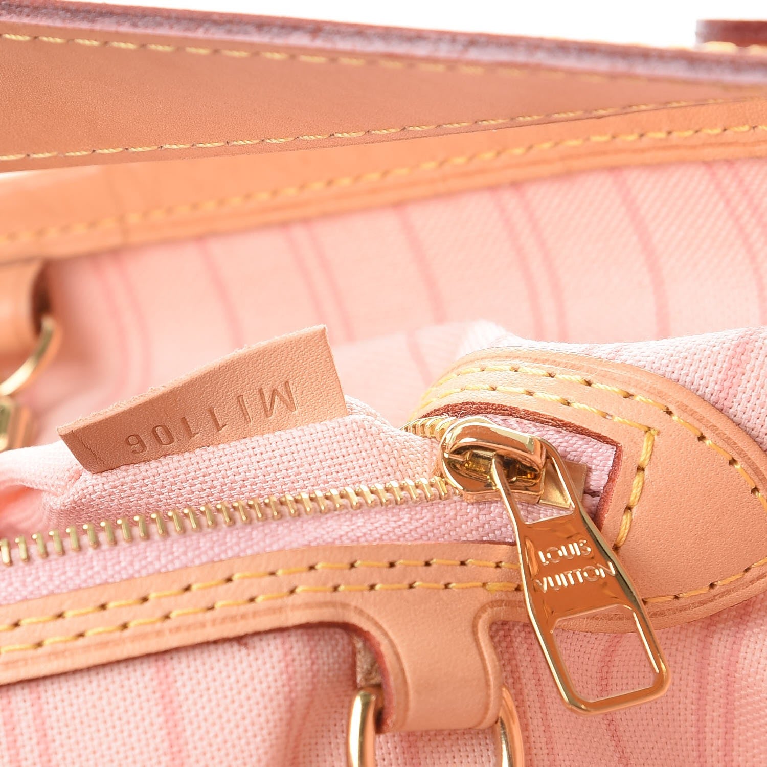 Louis Vuitton Damier Azur Delightful PM Rose Ballerine 7 of 7