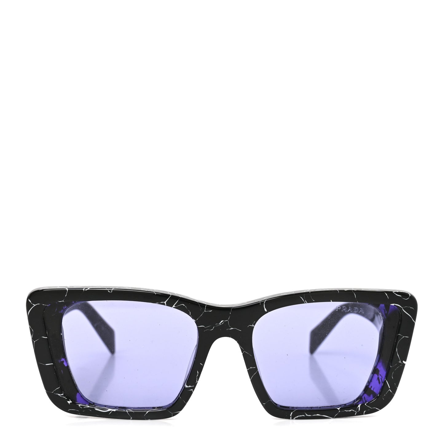 Acetate Symbole Sunglasses SPR 08Y Black Marble